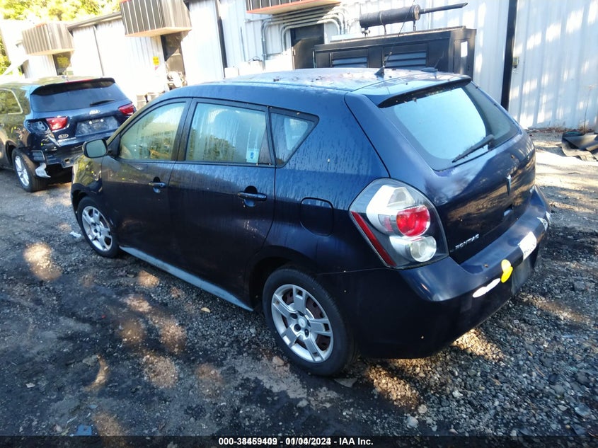2009 Pontiac Vibe blue hatchback gasoline 5Y2SP67089Z426234 photo #4