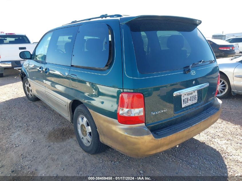 2003 Kia Sedona Ex/Lx VIN: KNDUP131736386683 Lot: 38459458