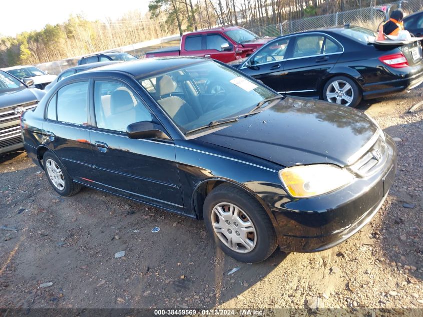 2002 Honda Civic Lx VIN: 1HGES16502L027176 Lot: 40901827