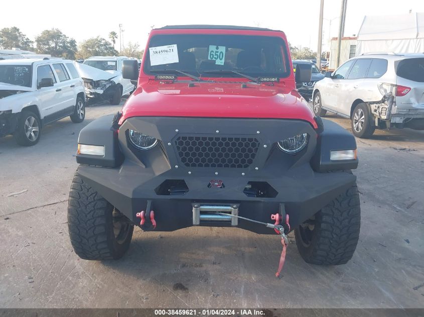 2018 Jeep Wrangler Unlimited Sport S 4X4 VIN: 1C4HJXDG7JW134311 Lot: 38459621