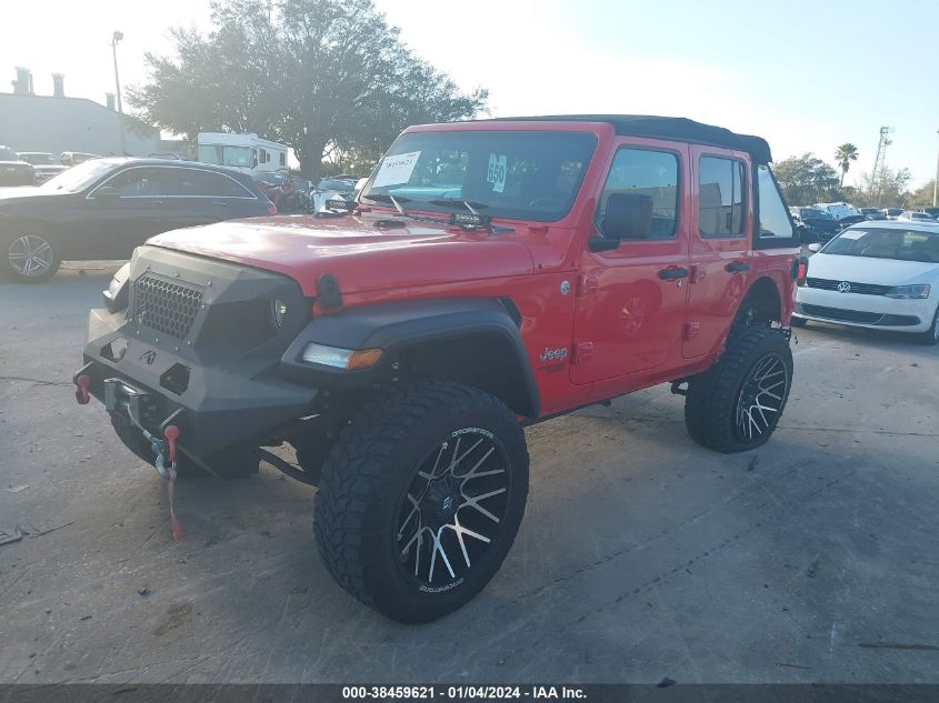 2018 Jeep Wrangler Unlimited Sport S 4X4 VIN: 1C4HJXDG7JW134311 Lot: 38459621