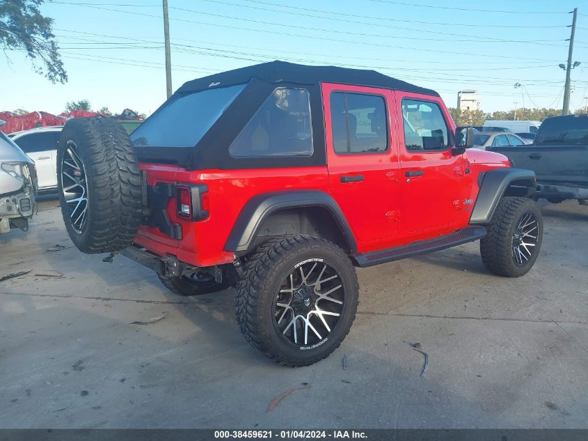 2018 Jeep Wrangler Unlimited Sport S 4X4 VIN: 1C4HJXDG7JW134311 Lot: 38459621