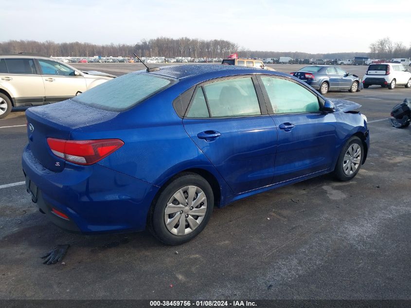 2020 Kia Rio S VIN: 3KPA24AD1LE337862 Lot: 38459756