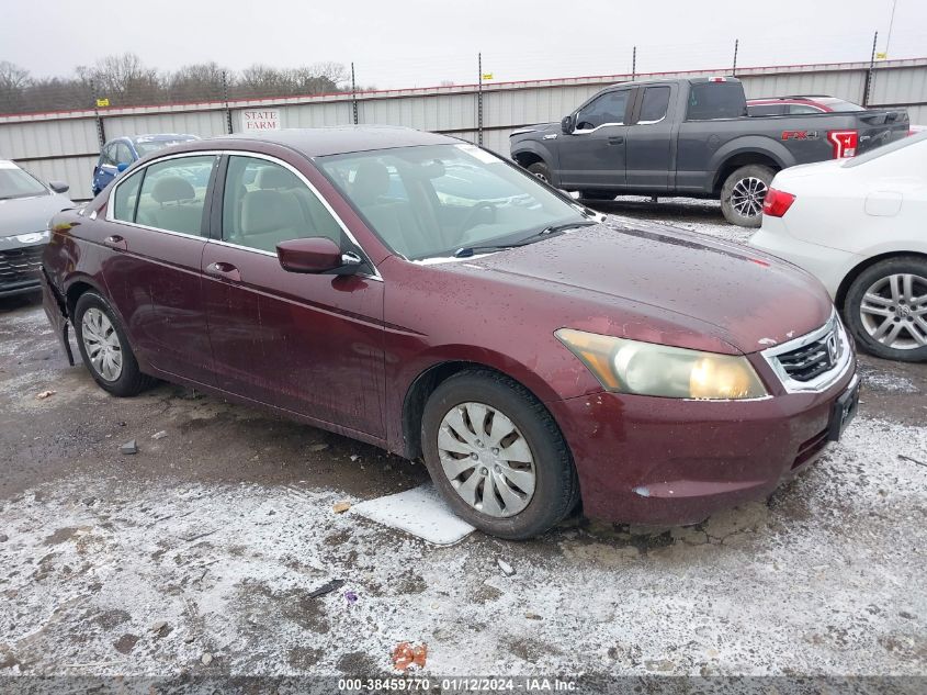 2010 Honda Accord 2.4 Lx VIN: 1HGCP2F31AA073641 Lot: 38459770