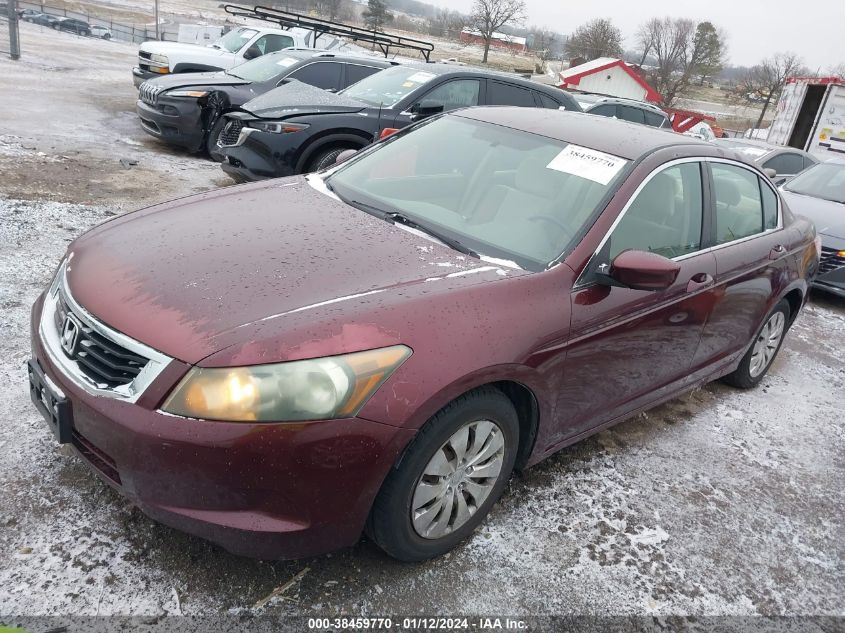 2010 Honda Accord 2.4 Lx VIN: 1HGCP2F31AA073641 Lot: 38459770