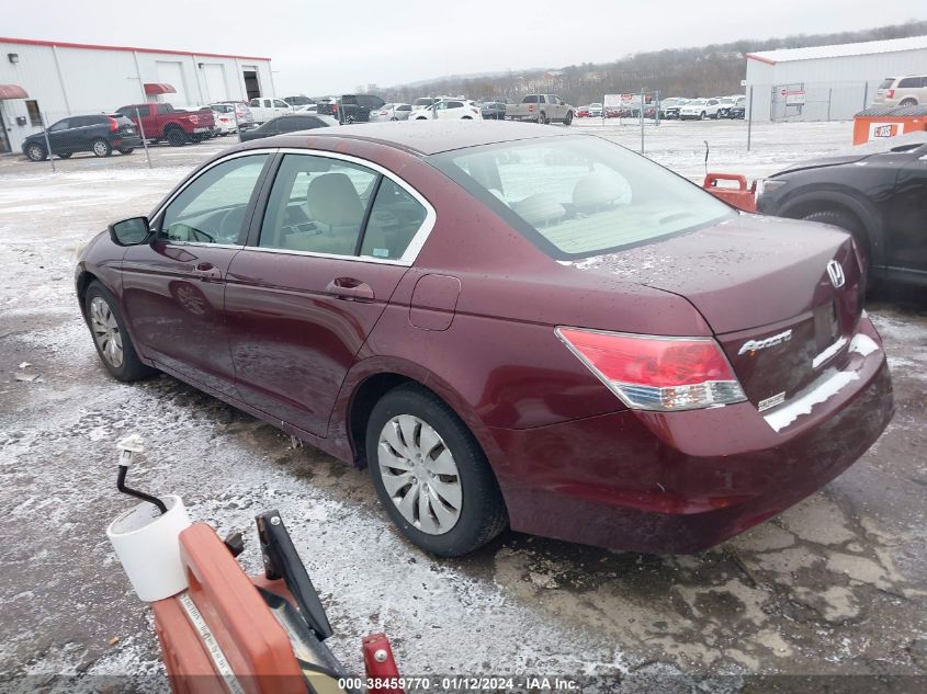 2010 Honda Accord 2.4 Lx VIN: 1HGCP2F31AA073641 Lot: 38459770