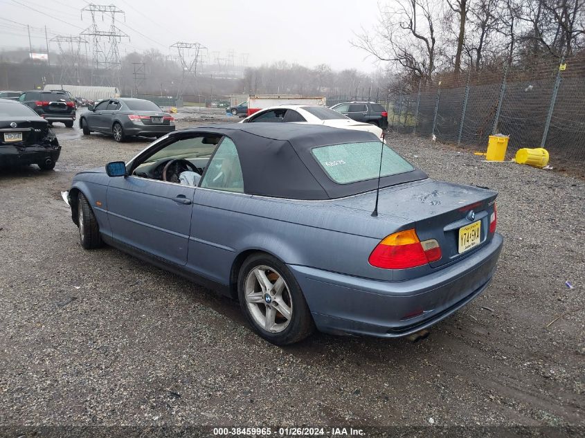 2002 BMW 3 Series 325Ci VIN: WBABS33422PG85180 Lot: 38459965