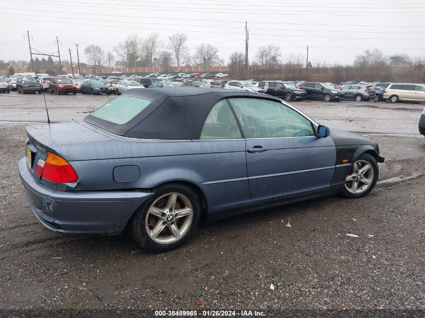 2002 BMW 3 Series 325Ci VIN: WBABS33422PG85180 Lot: 38459965