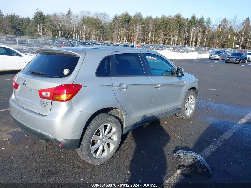 2015 Mitsubishi Outlander Sport Es VIN: 4A4AR3AW6FE028551 Lot: 38459976