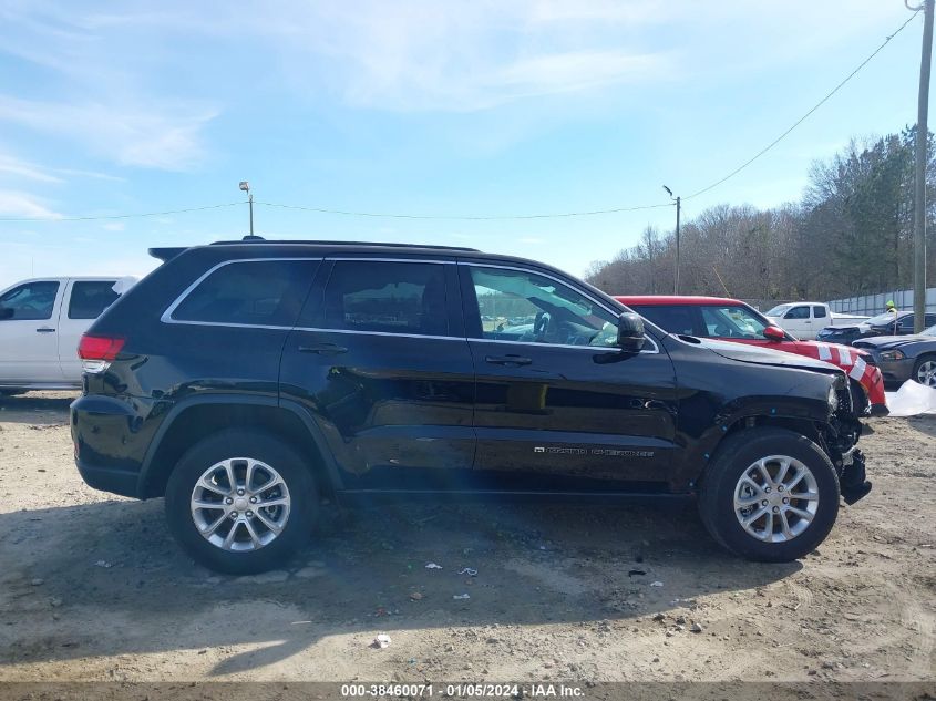 2022 Jeep Grand Cherokee Wk Laredo X 4X2 VIN: 1C4RJEAG0NC128385 Lot: 38460071