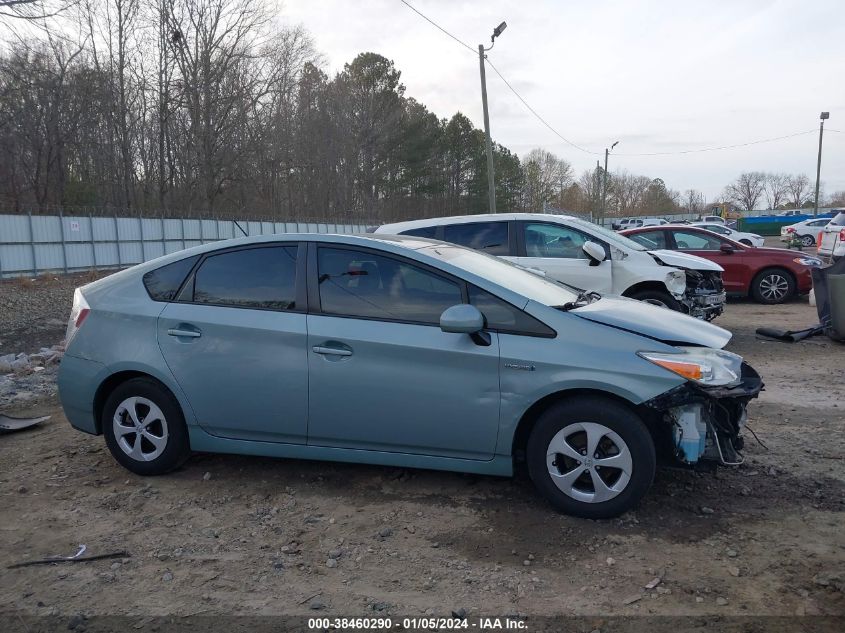 2014 Toyota Prius Two VIN: JTDKN3DU2E1787947 Lot: 38460290