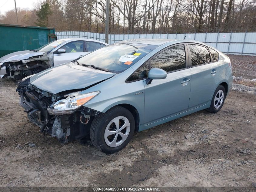 JTDKN3DU2E1787947 2014 Toyota Prius Two