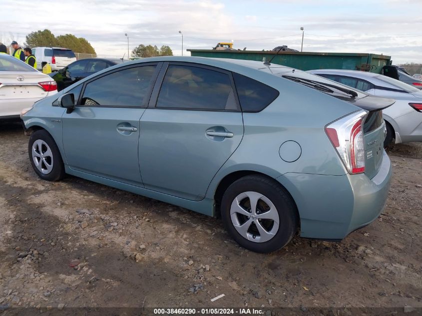 2014 Toyota Prius Two VIN: JTDKN3DU2E1787947 Lot: 38460290