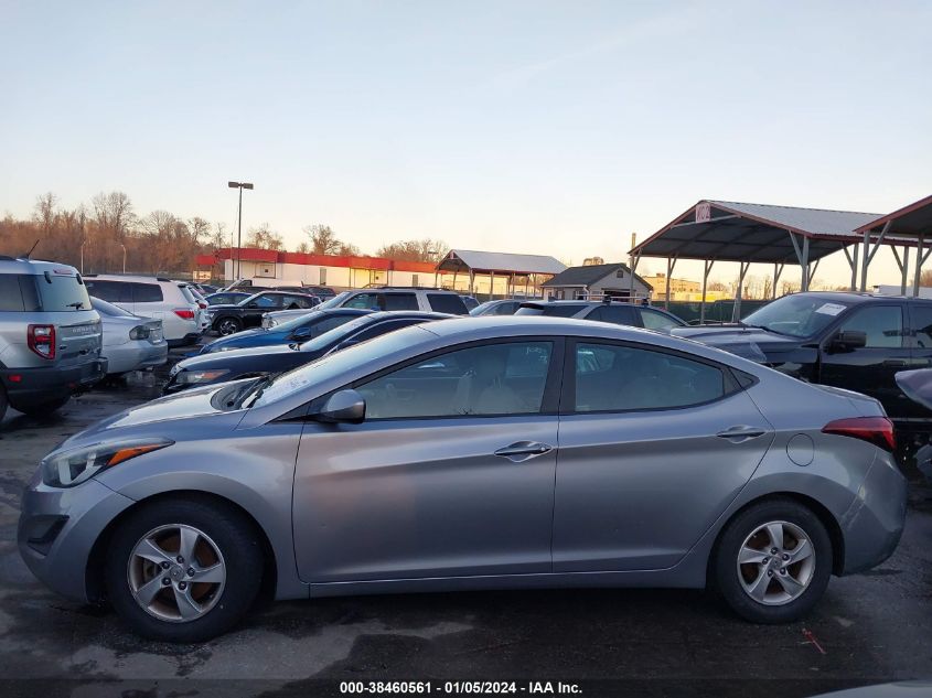 2015 Hyundai Elantra Se VIN: 5NPDH4AE3FH635351 Lot: 38460561