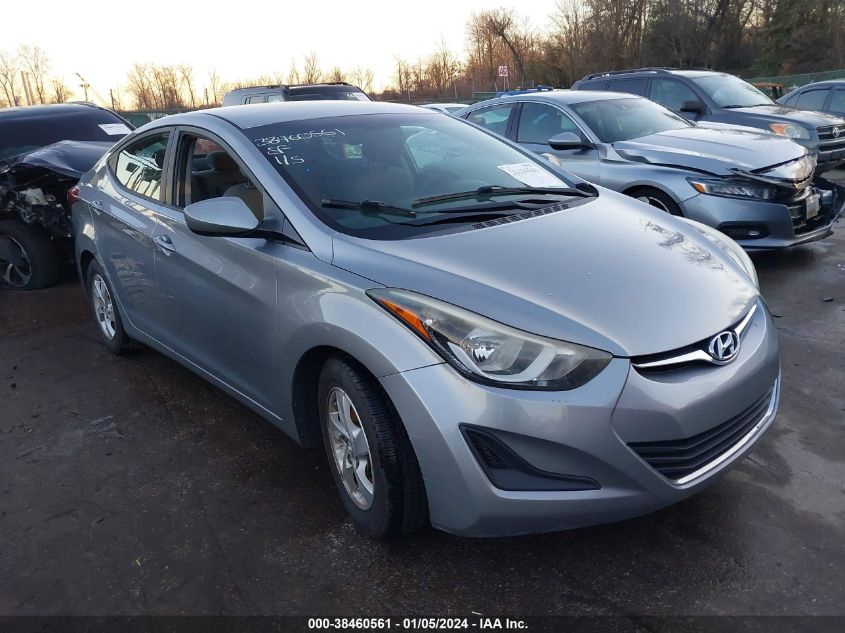 2015 Hyundai Elantra Se VIN: 5NPDH4AE3FH635351 Lot: 38460561