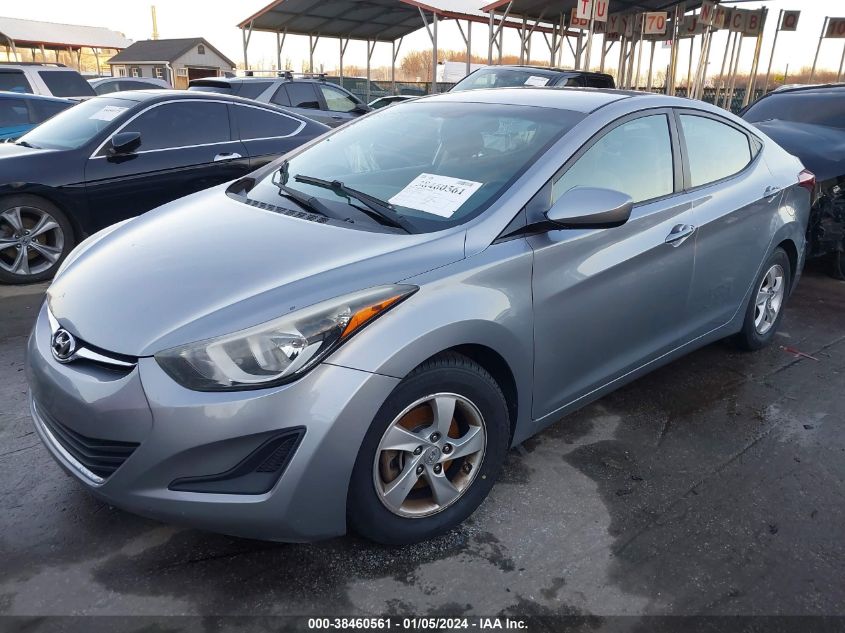 2015 Hyundai Elantra Se VIN: 5NPDH4AE3FH635351 Lot: 38460561