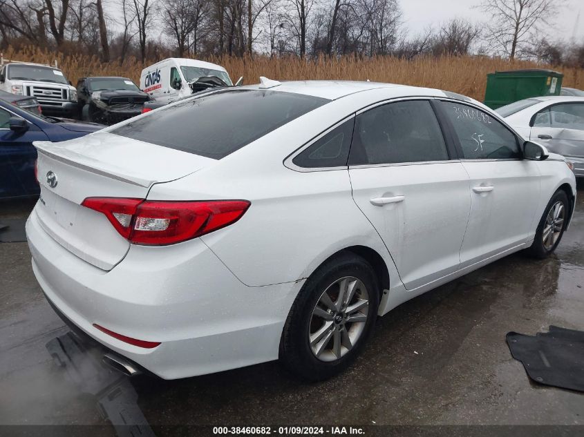 2016 Hyundai Sonata Se VIN: 5NPE24AF3GH358863 Lot: 38460682