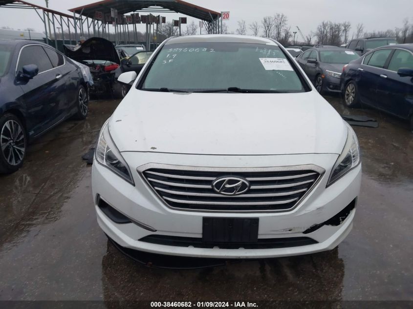 2016 Hyundai Sonata Se VIN: 5NPE24AF3GH358863 Lot: 38460682