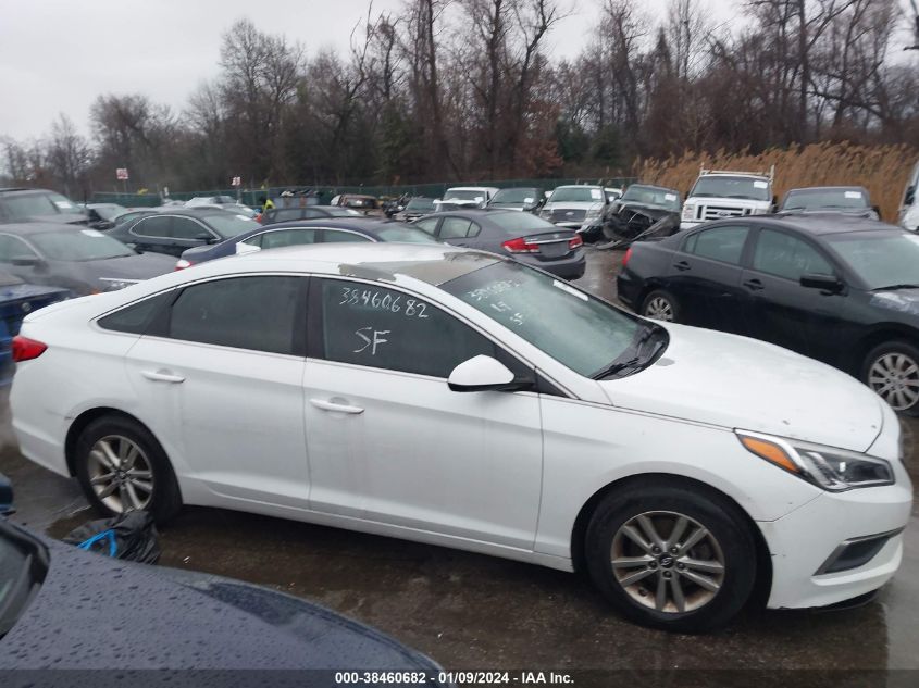 2016 Hyundai Sonata Se VIN: 5NPE24AF3GH358863 Lot: 38460682