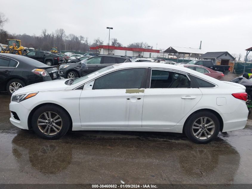 2016 Hyundai Sonata Se VIN: 5NPE24AF3GH358863 Lot: 38460682