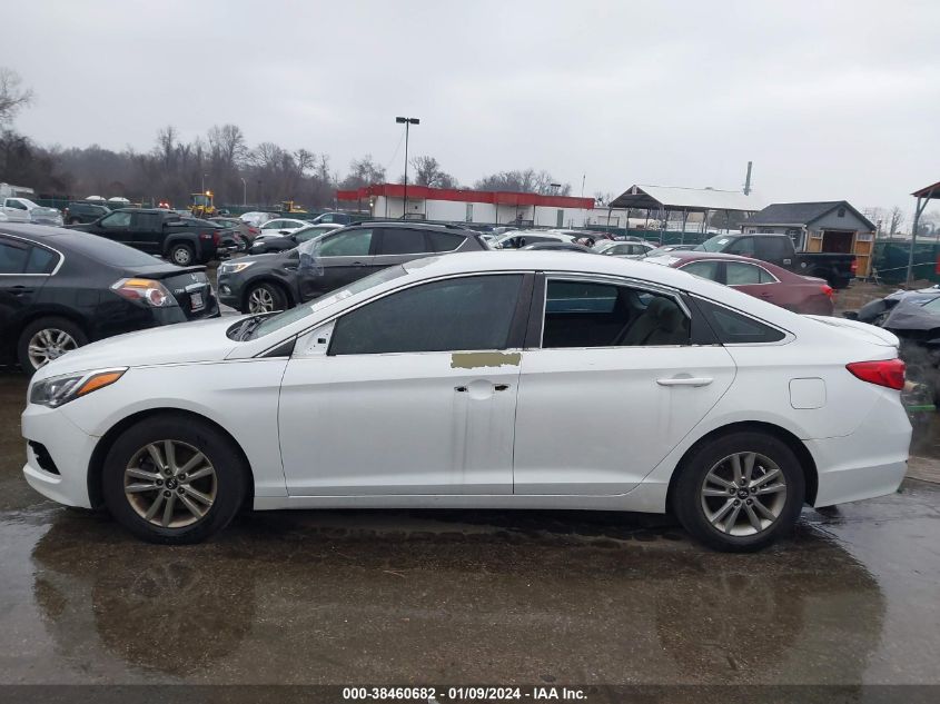 2016 Hyundai Sonata Se VIN: 5NPE24AF3GH358863 Lot: 38460682