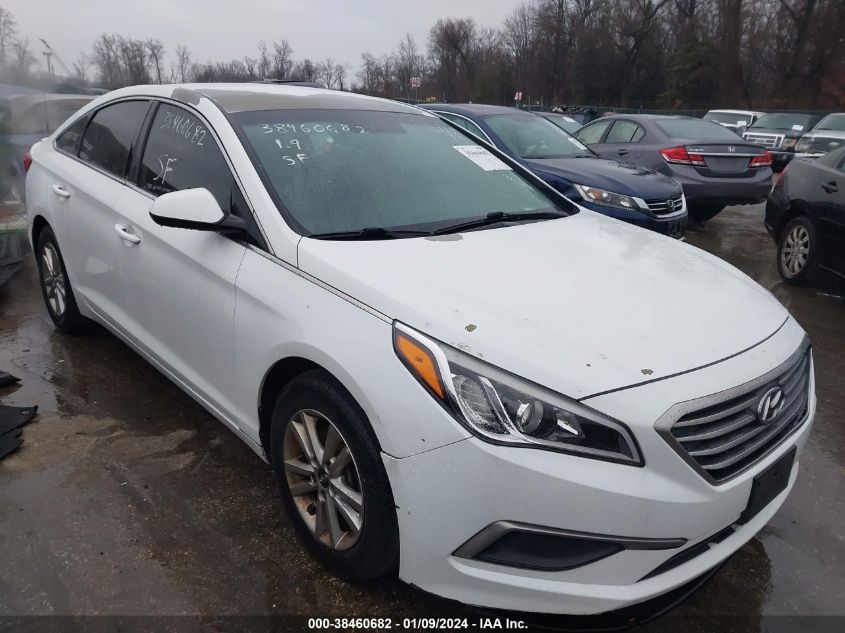 2016 Hyundai Sonata Se VIN: 5NPE24AF3GH358863 Lot: 38460682