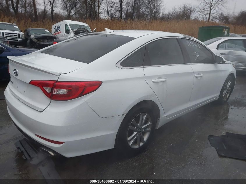 2016 Hyundai Sonata Se VIN: 5NPE24AF3GH358863 Lot: 38460682