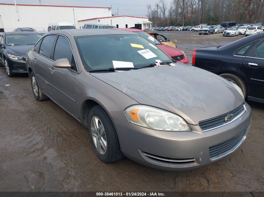 2006 Chevrolet Impala Lt VIN: 2G1WT58K469378298 Lot: 38461013