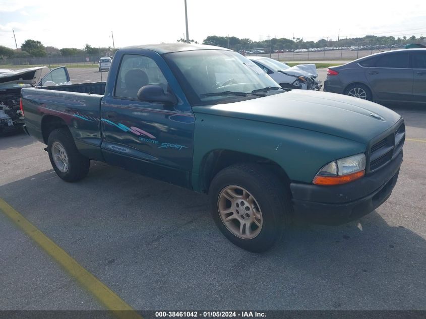 1998 Dodge Dakota Slt/Sport VIN: 1B7FL26Y0WS500490 Lot: 38461042