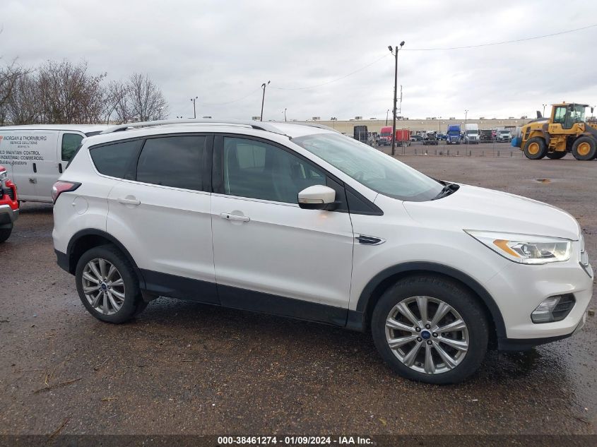 2017 Ford Escape Titanium VIN: 1FMCU0J9XHUE05250 Lot: 38461274