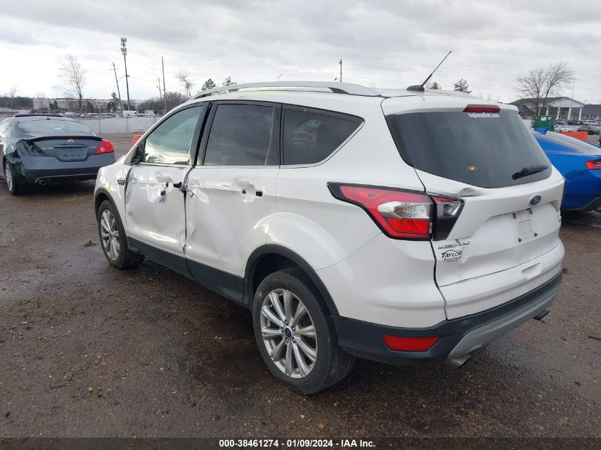 2017 Ford Escape Titanium VIN: 1FMCU0J9XHUE05250 Lot: 38461274