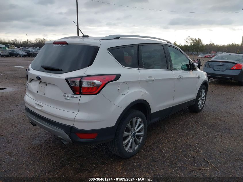 2017 Ford Escape Titanium VIN: 1FMCU0J9XHUE05250 Lot: 38461274