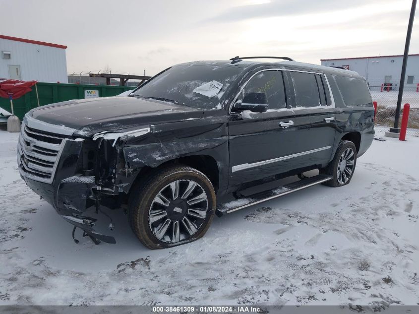 2015 Cadillac Escalade Esv Platinum VIN: 1GYS4UKJ0FR746571 Lot: 38461309