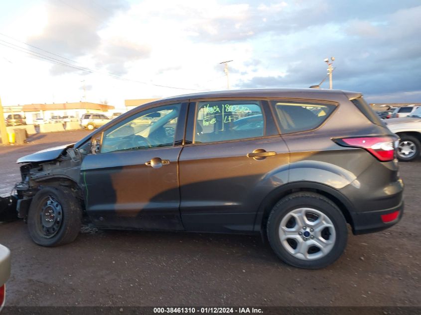 2018 Ford Escape S VIN: 1FMCU0F72JUC78992 Lot: 38461310