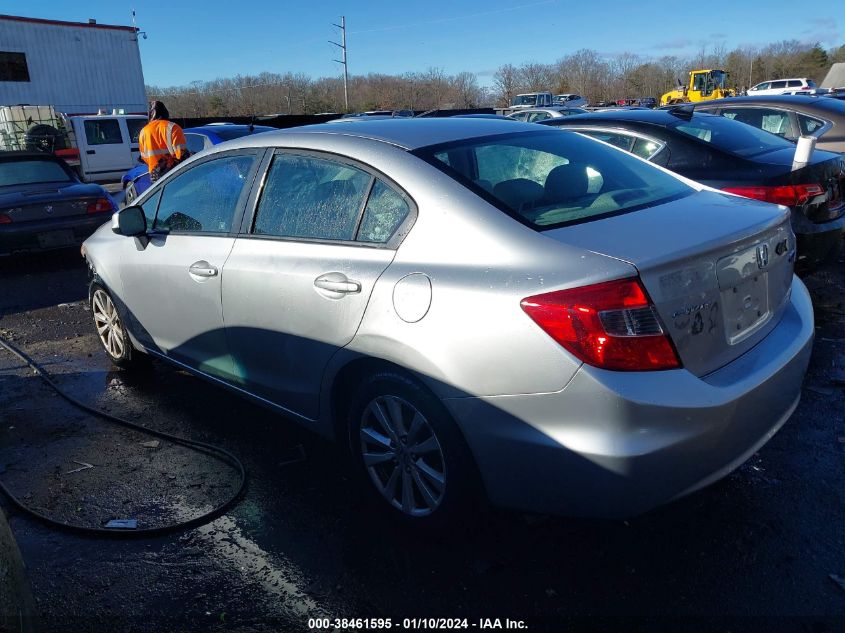 2012 Honda Civic Ex VIN: 19XFB2F84CE319166 Lot: 38461595