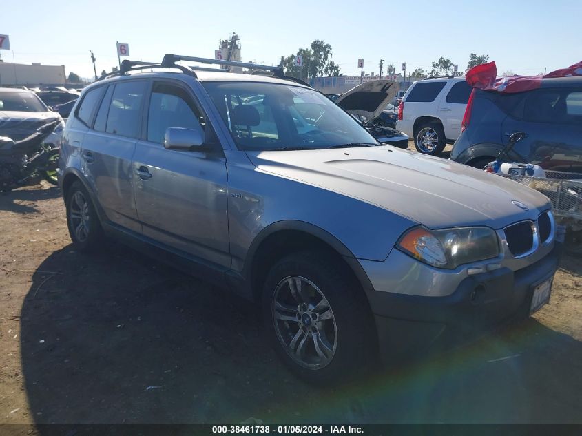 2005 BMW X3 3.0I VIN: WBXPA93425WD18906 Lot: 38461738