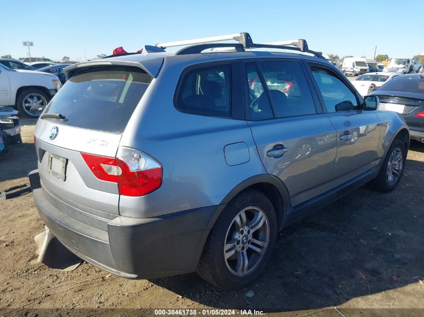 2005 BMW X3 3.0I VIN: WBXPA93425WD18906 Lot: 38461738