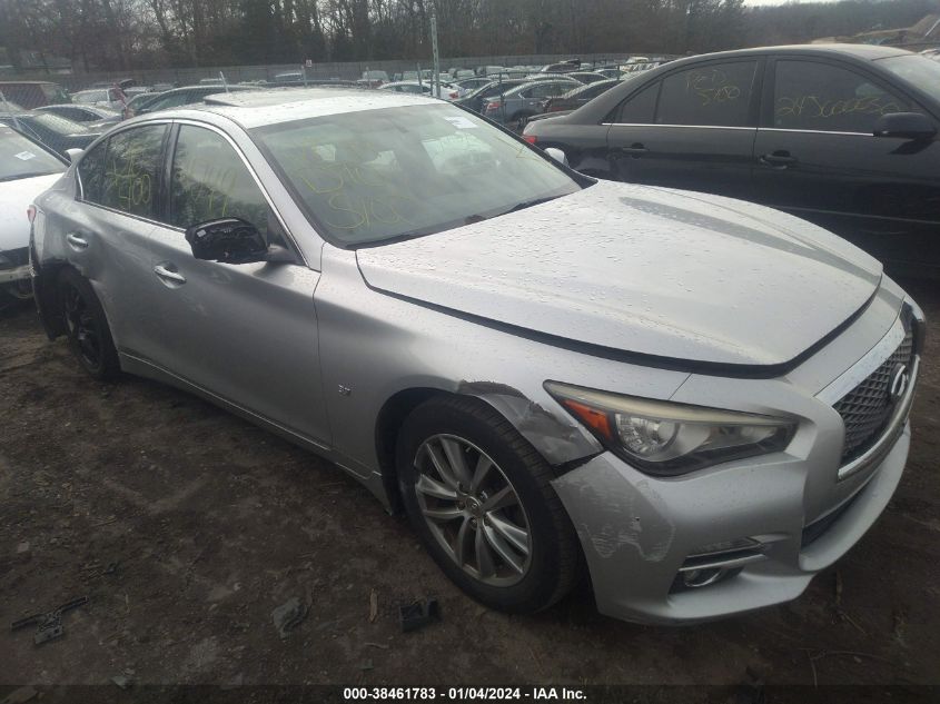 2014 Infiniti Q50 Premium VIN: JN1BV7ARXEM697227 Lot: 38461783