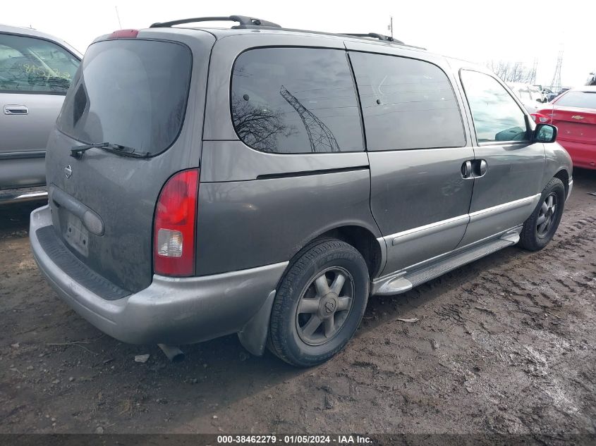 2002 Nissan Quest Gxe VIN: 4N2ZN15T72D808923 Lot: 38462279