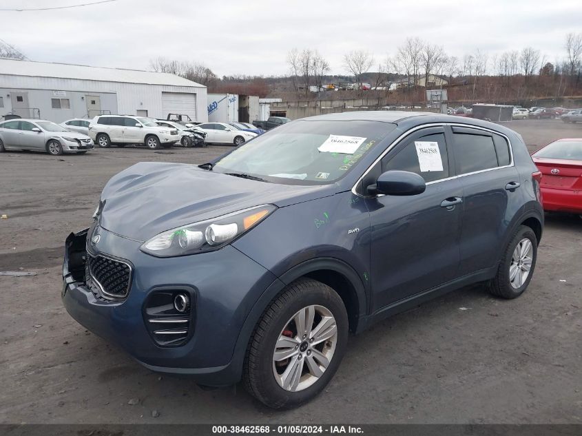 2019 Kia Sportage Lx VIN: KNDPMCAC6K7502986 Lot: 38462568