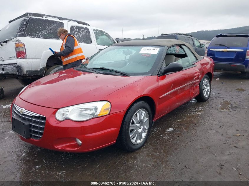 2005 Chrysler Sebring Limited VIN: 1C3EL65R35N677002 Lot: 38462763