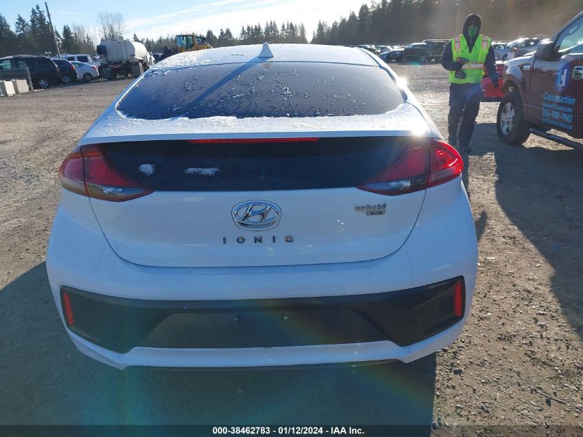 KMHC65LC7KU174136 2019 Hyundai Ioniq Hybrid Blue