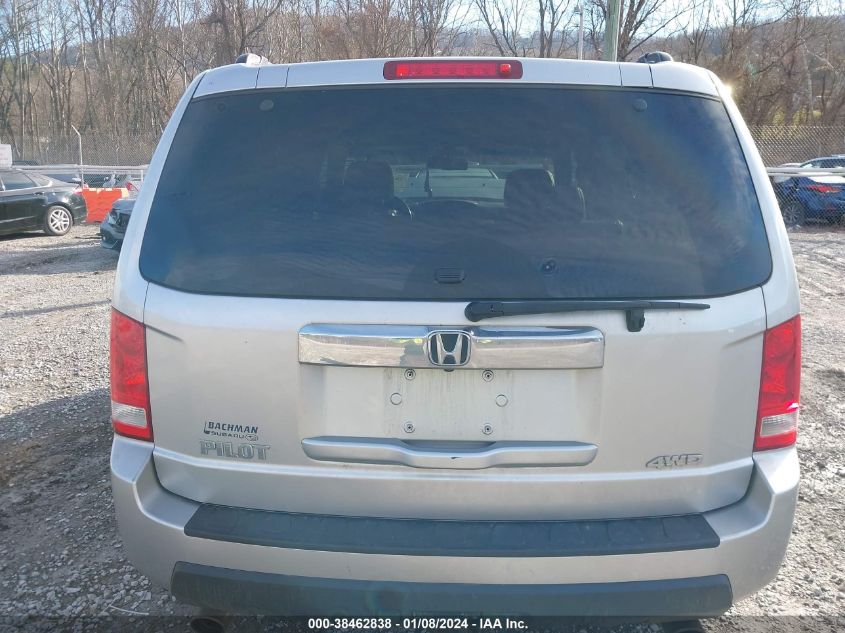 2010 Honda Pilot Ex-L VIN: 5FNYF4H60AB010919 Lot: 38462838