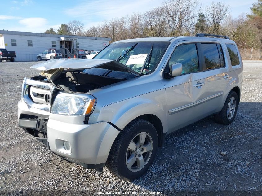 2010 Honda Pilot Ex-L VIN: 5FNYF4H60AB010919 Lot: 38462838