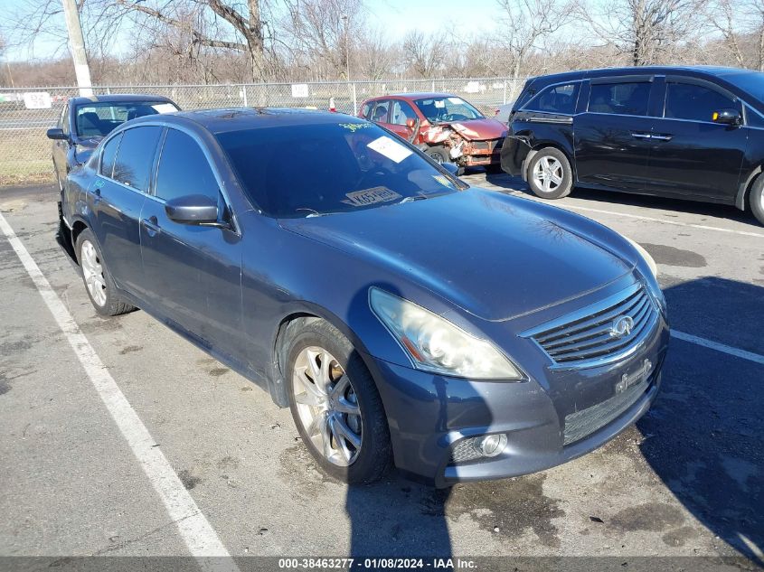 2010 Infiniti G37X VIN: JN1CV6AR9AM451696 Lot: 38994059