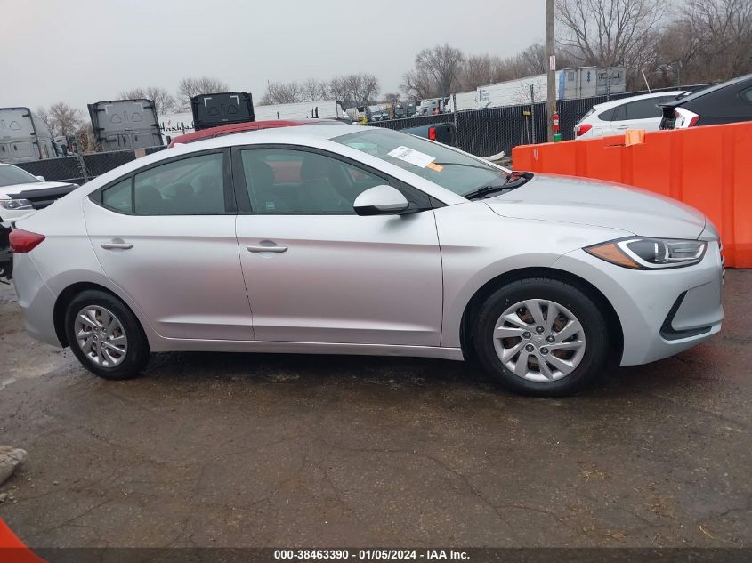 KMHD74LF6HU087195 2017 Hyundai Elantra Se