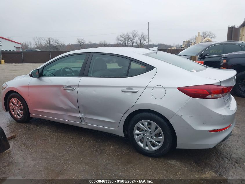 KMHD74LF6HU087195 2017 Hyundai Elantra Se