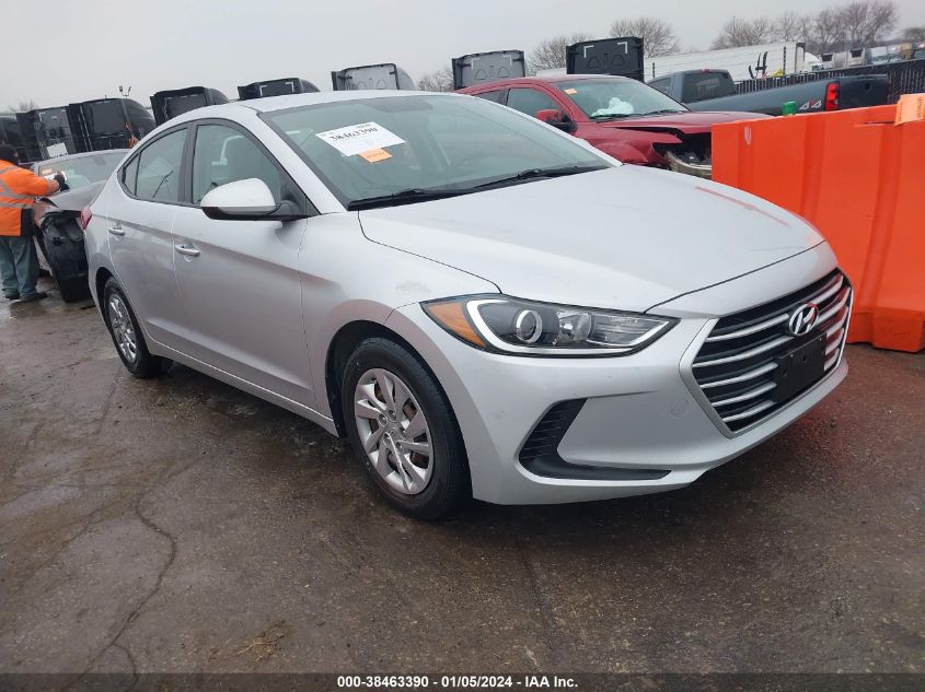 KMHD74LF6HU087195 2017 Hyundai Elantra Se