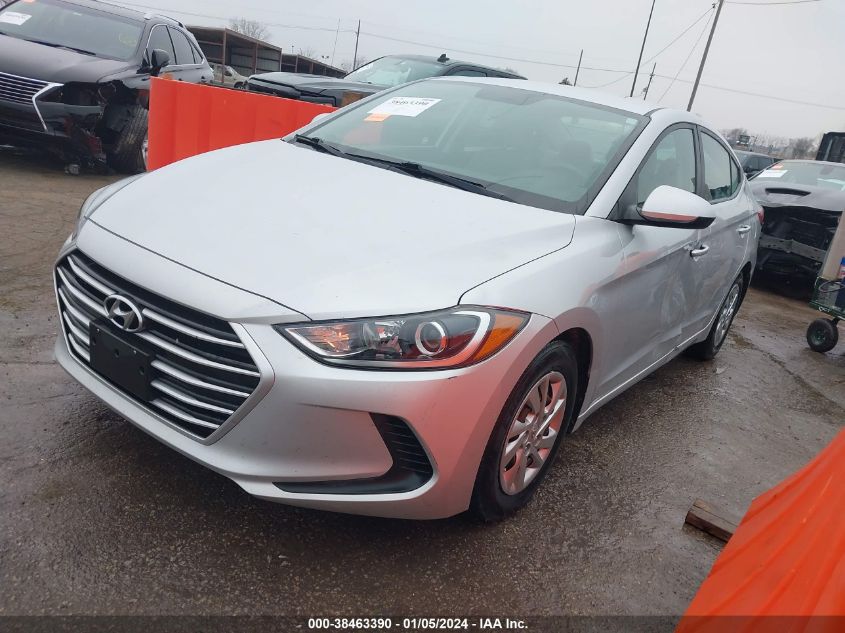 KMHD74LF6HU087195 2017 Hyundai Elantra Se