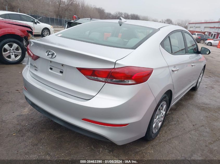 KMHD74LF6HU087195 2017 Hyundai Elantra Se